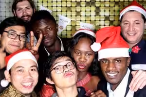 xmas party photo booth